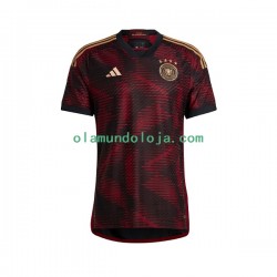 Camisola Alemanha Homem Equipamento Segundo Copa do Mundo 2022 Manga Curta